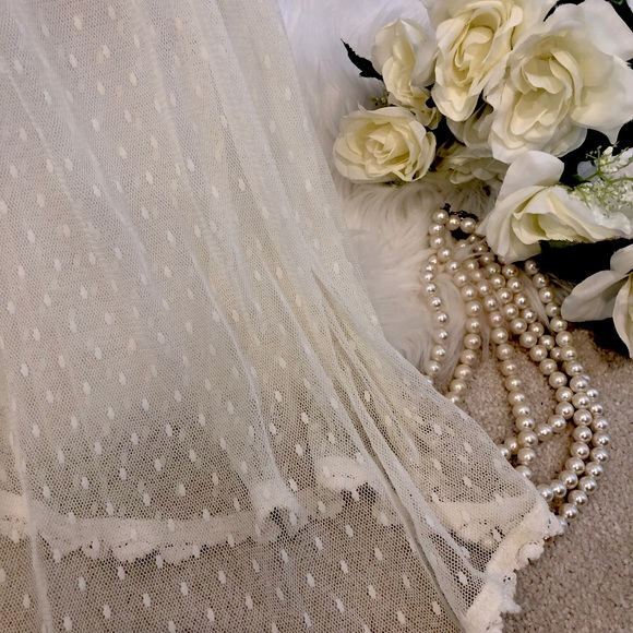 Free People Ivory Lace Romantic Sleeveless Tank - Picture 7 of 11